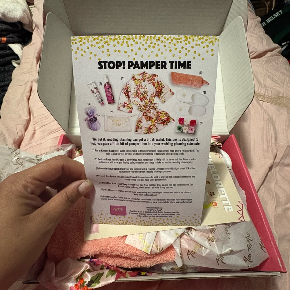 Pink Bridal Subscription Box - Picture 3 of 3